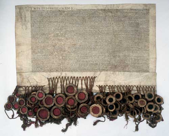 Image - The document of the Union of Lublin of 1569.