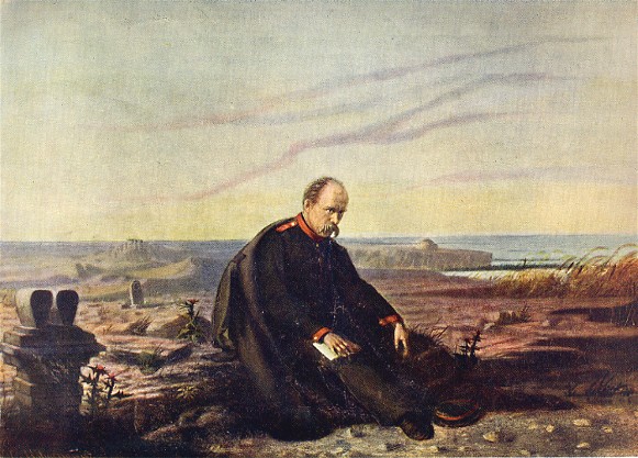 Image -- Kyrylo Ustyianovych: Shevchenko in Exile.