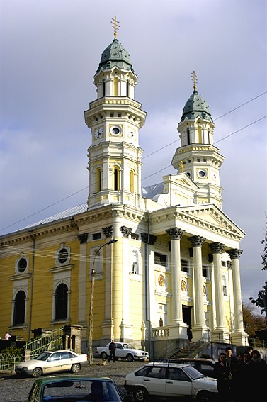 Image - Ukrainian Greek Catholic Cathedral of the Elevation of the Cross (1780) in Uzhhorod.