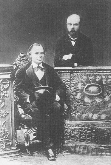 Image -- Vasyl and Olimpii Bilozersky (1860s photo).