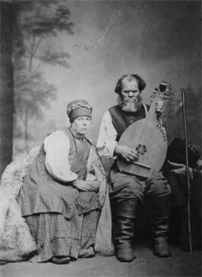 Image - Kobzar Ostap Veresai and his wife Kulyna (1900s).