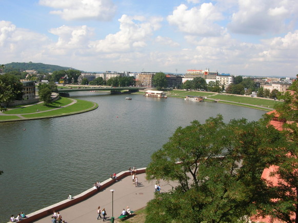 Image - The Vistula River in Cracow.