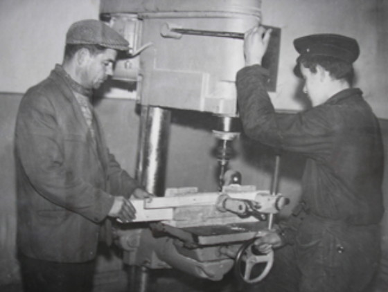 Image - Practical learning at the Vocational-technical school No. 3 in Uzhhorod (1960s photo).