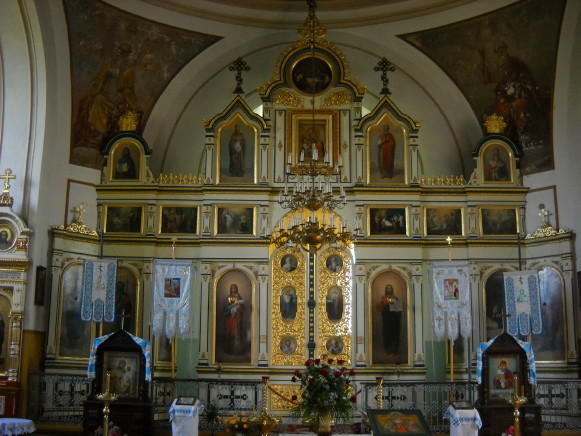 Image - Volodava (Wlodawa): Orthodox Church of the Nativity of the Mother of God (interior). 