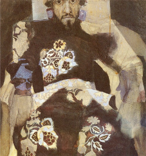 Image -- Mikhail Vrubel: Portrait of a Man in a Period Costume (Ivan Tereshchenko) (1886).