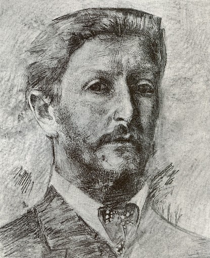 Image - Mikhail Vrubel: Self-portrait (1901).