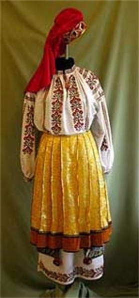 Image -- Women's folk dress from Kharkiv region.