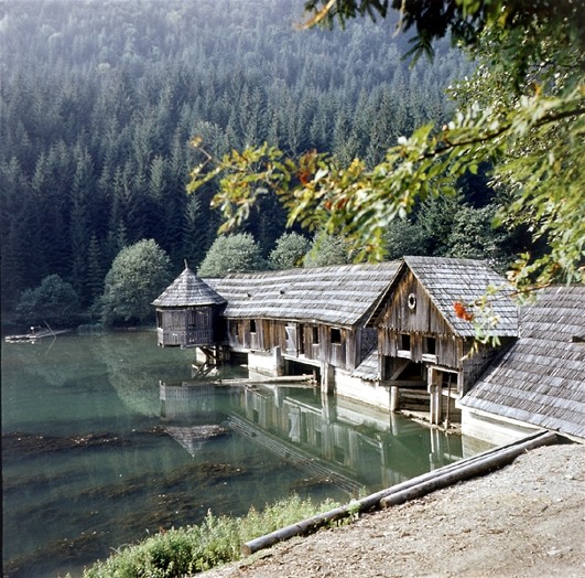 Image - The Wood-rafting Museum near the Synevyr Lake, near Mizhhiriia in Transcarpathia.