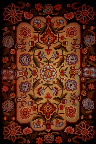 Image - A hand-woven Ukrainian kilim.