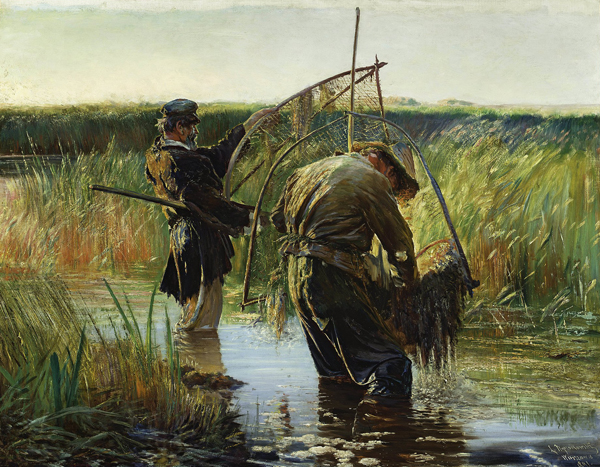 Image - Leon Wyczolkowski: Fishermen (1891).