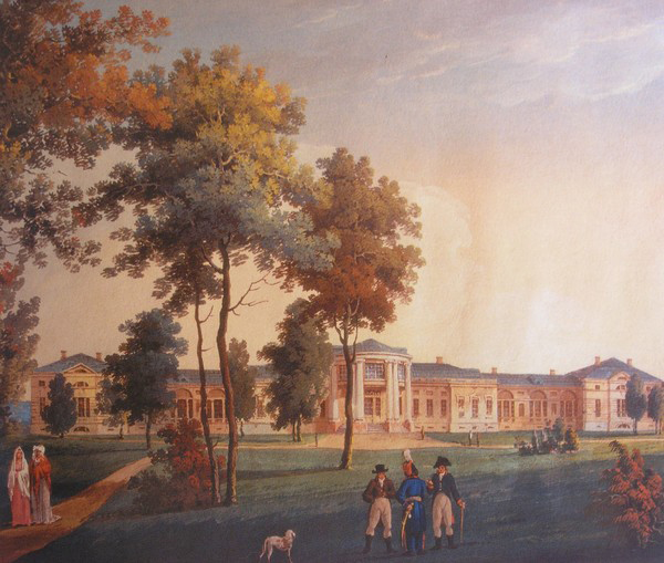 Image -- Yahotyn: Kyrylo Rozumovsky palace (19th century painting).