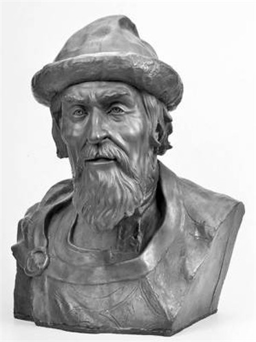 Image - A sculpture of Yaroslav the Wise made on the basis of his skull (by M. Herasymiv). 
