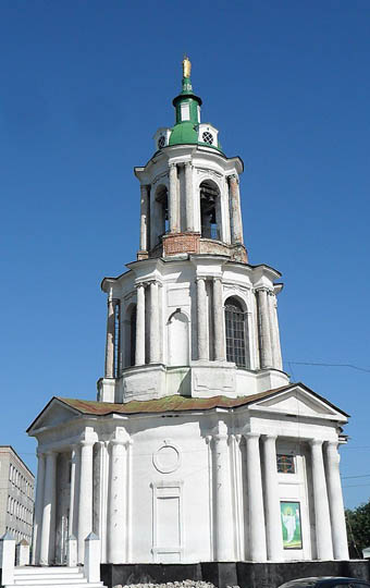 Image - Bell Tower of the Church in Okhtyrka (architect: Petro Yaroslavsky).