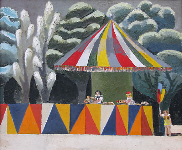 Image - Liudmyla Yastreb: Carousel (1971).
