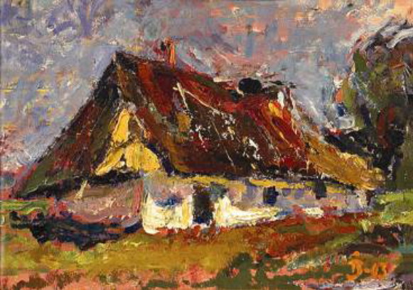 Image - Vasyl Zabashta: Village House.