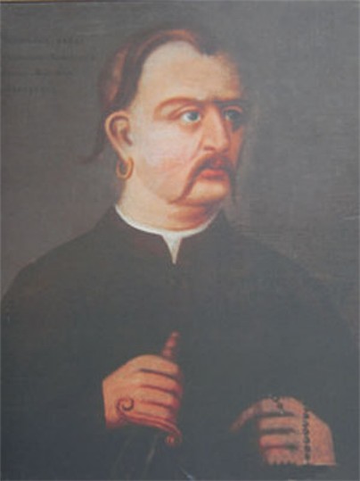 Image - An annonymous portrait of Maksym Zalizniak.