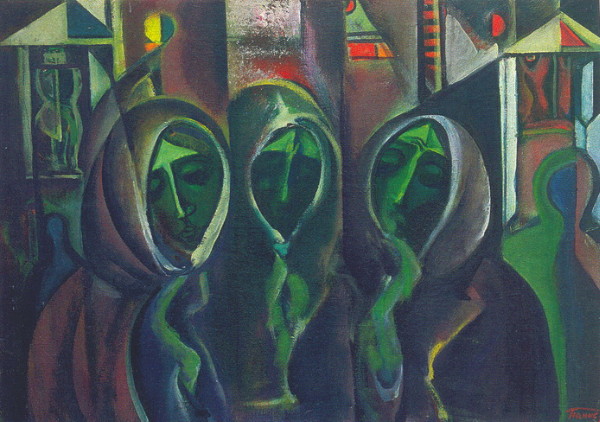 Image -- Opanas Zalyvakha: A Visit (1980s).