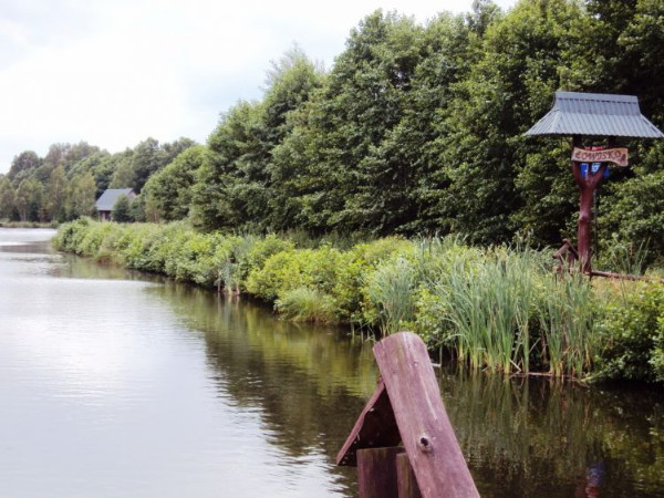 Image - Fishing ponds in the formerly Ukrainian village of Zatyla (now Zatyle in Poland), near Liubycha Korolivska (Lubycza Krolewska) in the Roztochia region.