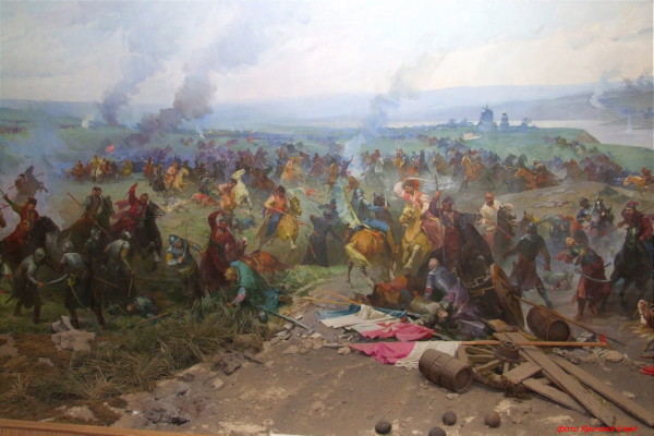Image - A diorama of the Battle of Zboriv by Stepan Nechai.