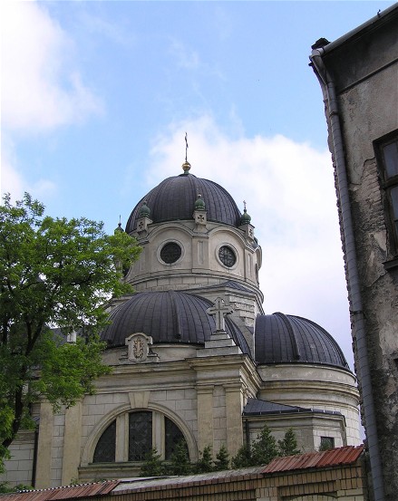 Image - Saint Parasceva Church of the Basilian monastery complex in Zhovkva, Lviv oblast.
