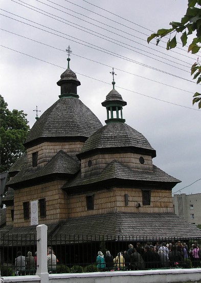 Image - The Trinity Church (18th century) in Zhovkva, Lviv oblast.