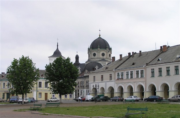 Image - Zhovkva city center.