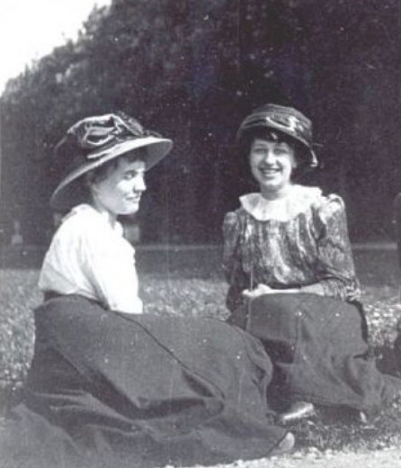 Image - Zofia Baudouin de Courtenay and Zofia Nalepinska.