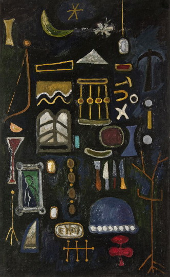 Image - Karlo Zvirynsky: Night no 1 (1962).